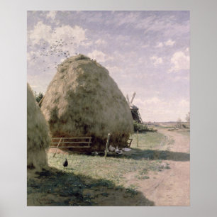 Póster Monte de feno