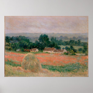 Póster Monte de feno em Giverny
