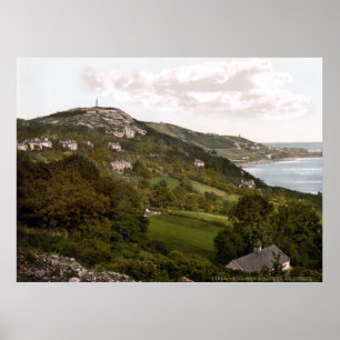 Poster Monte de Killiney & Dalkey, Co. Dublin c1905