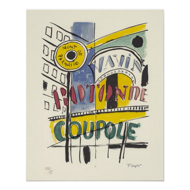 Póster Monte de Parnasse, (Frente)