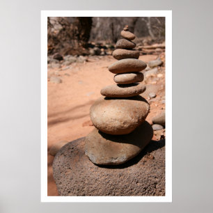 Póster Monte de pedras de Sedona
