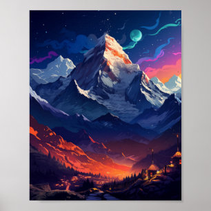 Poster Monte Everest Himalaya