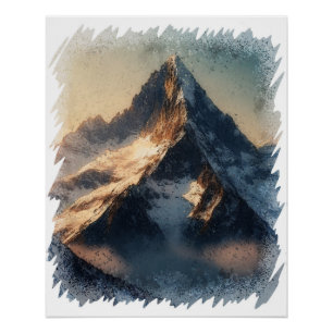 Póster Monte Everest no Sunset