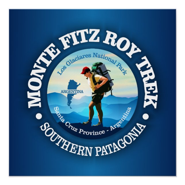 Póster Monte Fitz Roy Trek (C) (Frente)