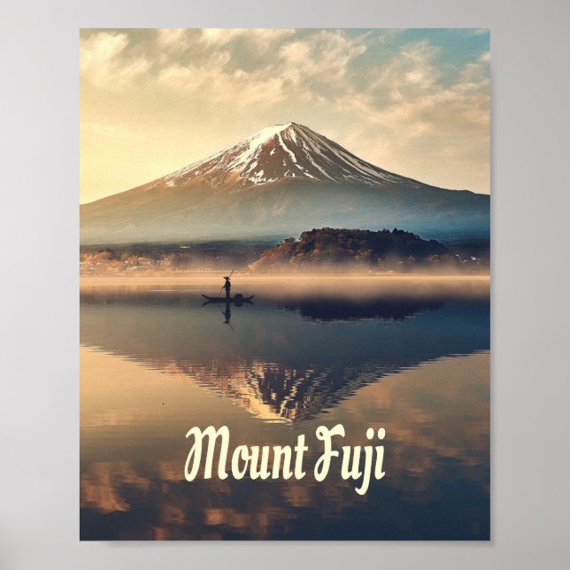 Poster Monte Fuji (Frente)