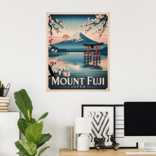 Poster Monte Fuji Japão