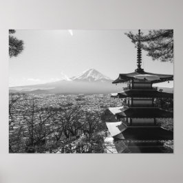 Poster Monte Fuji Japão - Paisagem Cênica