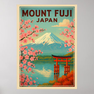 Poster Monte Fuji Japão V01