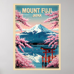 Poster Monte Fuji Japão V03
