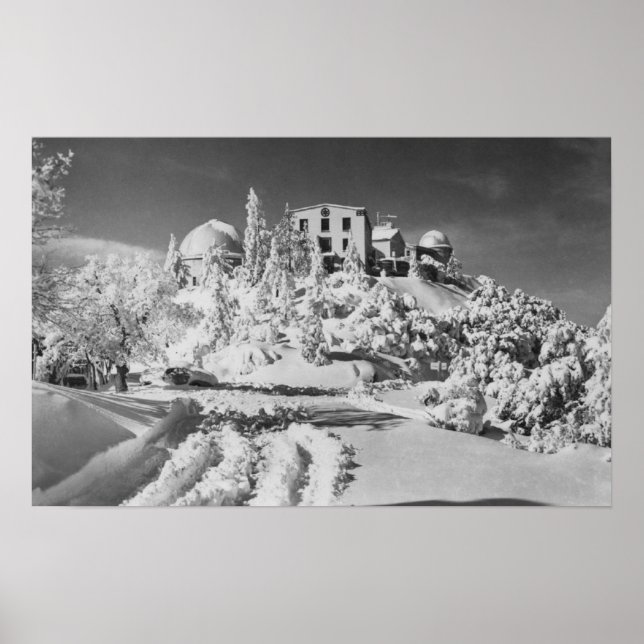 Póster Monte Hamilton, Observatório California Lick (Frente)