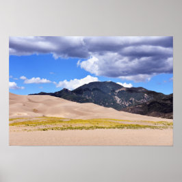 Poster Monte Herard, Grandes Dunas de Areia, Colorado