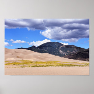 Poster Monte Herard, Grandes Dunas de Areia, Colorado