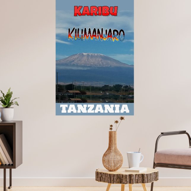Poster Monte Kilimanjaro, escalável popular legal (Sala de Estar 3)