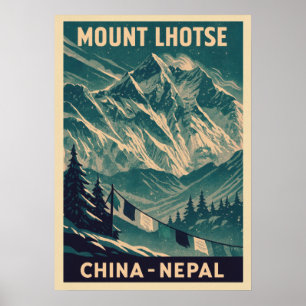 Poster Monte Lhotse Nepal-China V03