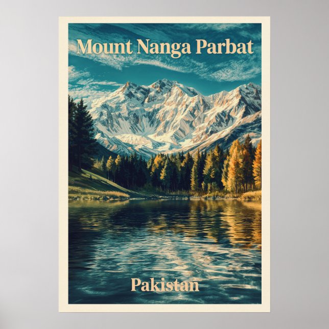 Poster Monte Nanga Parbat V03 (Frente)