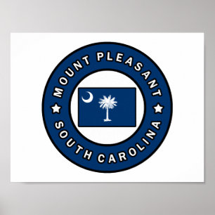 Poster Monte Pleasant Carolina do Sul
