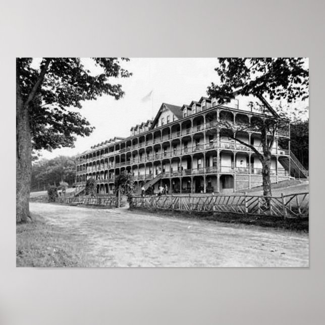 Poster Monte Pocono House Poconos Pa. Pôster (Frente)