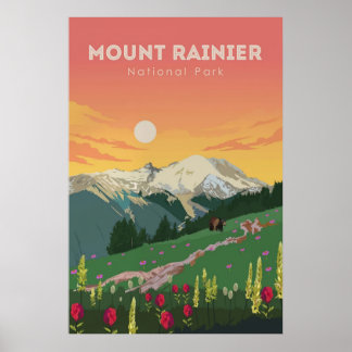 Poster Monte Rainier
