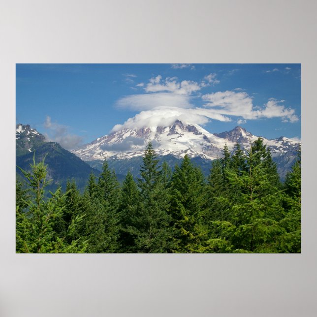Póster Monte Rainier (Frente)