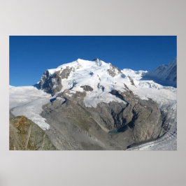 Póster Monte Rosa, Alpes Suíços
