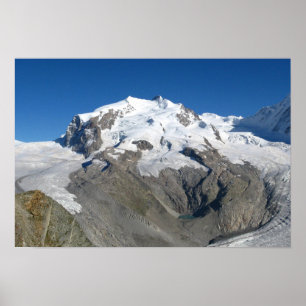 Póster Monte Rosa, Alpes Suíços