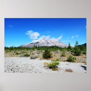 Póster Monte Ruas Helens, fotografia da paisagem, Seattle
