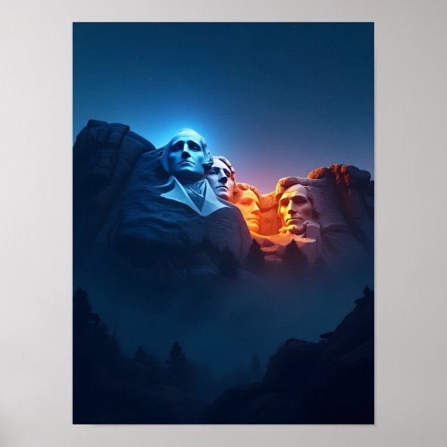 Poster Monte Rushmore (Frente)