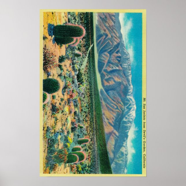 Póster Monte San Jacinto, do Jardim do Diabo (Frente)