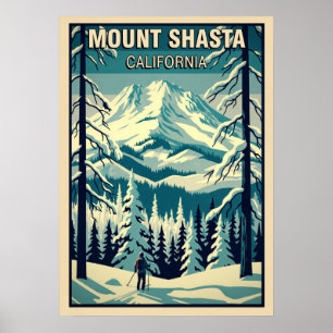 Poster Monte Shasta California V08