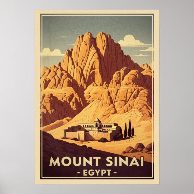 Poster Monte Sinai Egito V03 (Frente)