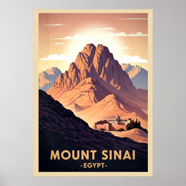 Poster Monte Sinai Egito V04 (Frente)