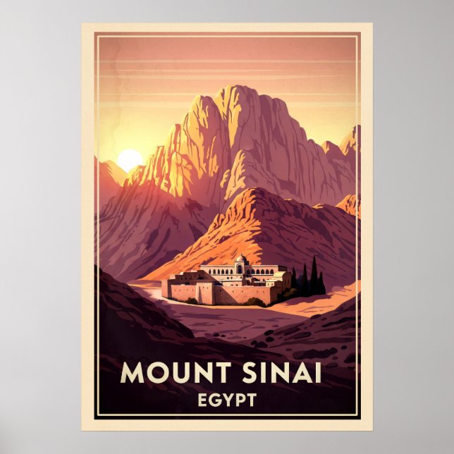 Poster Monte Sinai Egito V05 (Frente)