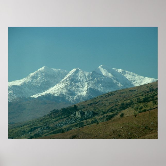 Póster Monte Snowdon (Frente)