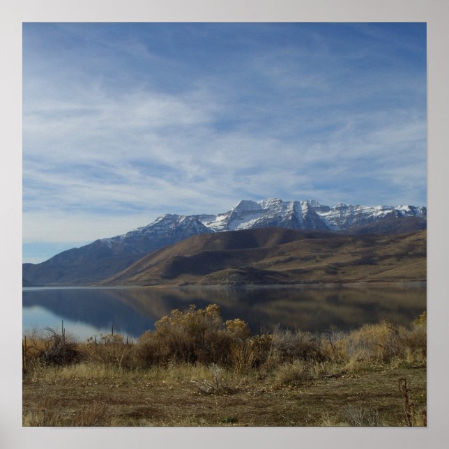 Poster Monte Timpanogos e Deer Creek Re... - Personalizad (Frente)