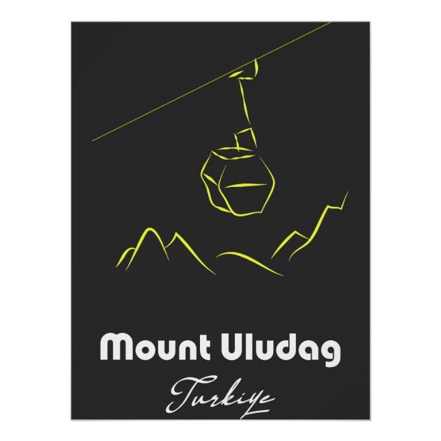 Póster Monte Uludag Turkiye (Frente)
