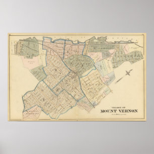 Poster Monte Vernon, Nova Iorque
