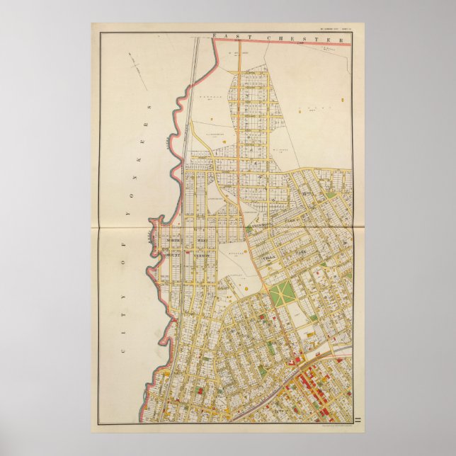 Poster Monte Vernon Westchester County NY (Frente)