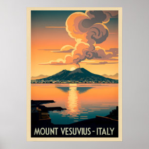 Poster Monte Vesúvio Itália V06