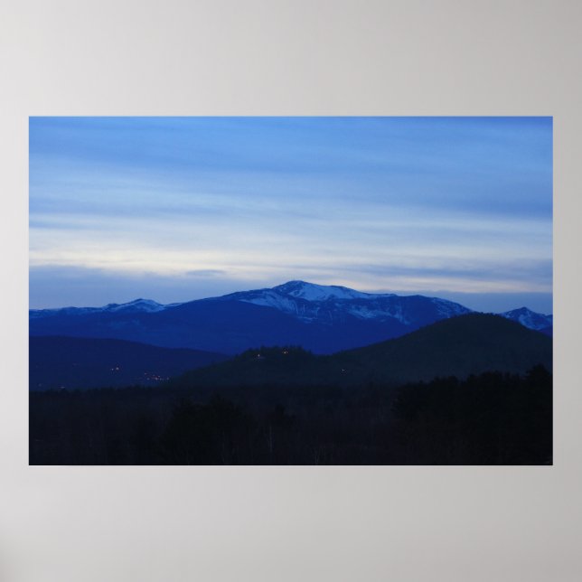 Póster Monte Washington Twilight (Frente)