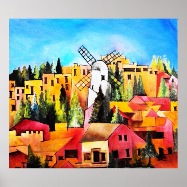 Poster Montefiore Windmill (Frente)