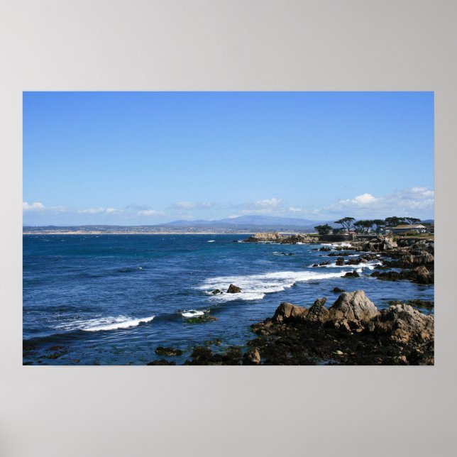 Poster Monterey Bay Coastline, ampla foto (Frente)
