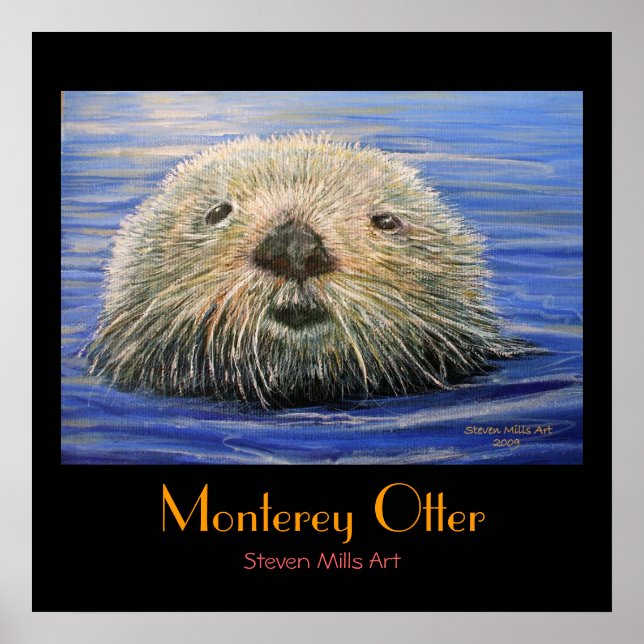 Poster Monterey Otter (Frente)