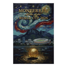 Monterrey 2026 Soccer  Luxury Football Wall Art