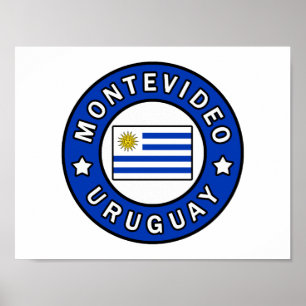 Poster Montevideo Uruguai