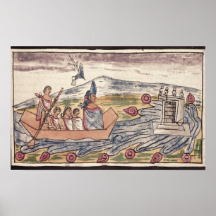 Póster Montezuma II saindo rapidamente após a audição