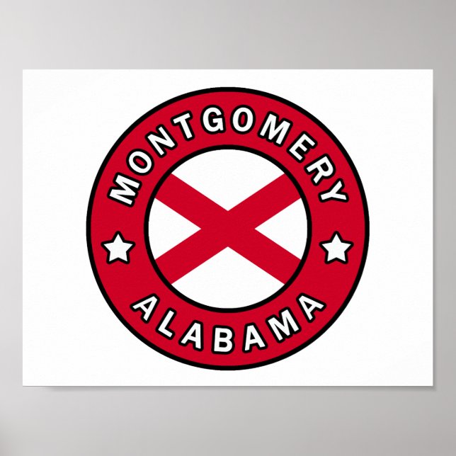 Póster Montgomery Alabama (Frente)