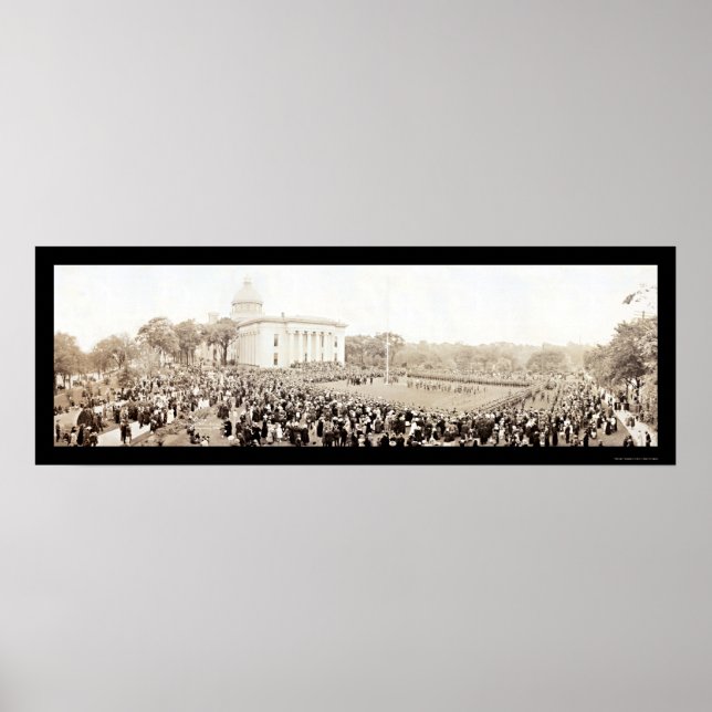 Poster Montgomery, Alabama Foto 1918 (Frente)