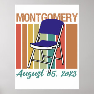 Poster Montgomery Brawl Folding Presidente 5 de agosto de