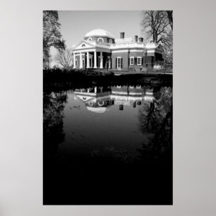 Póster Monticello na água