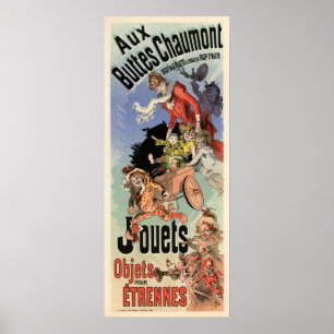 Póster Montículos auxiliares Chaumont